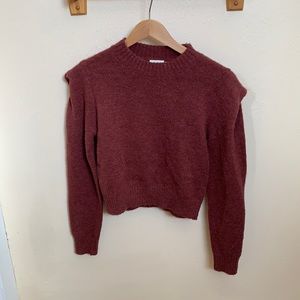 DREAMERS BY DEBUT SWEATER SIZE S/M PURPLE
